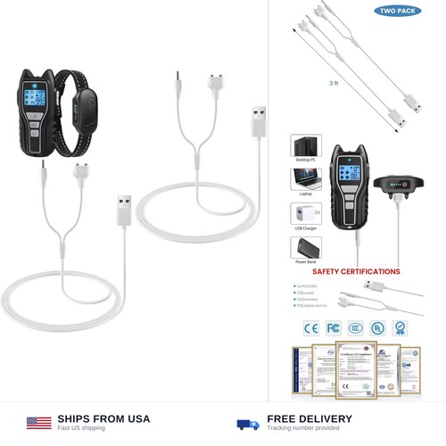 Pack dog training - 2-pack, collar
