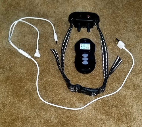Dog training collar with - training,